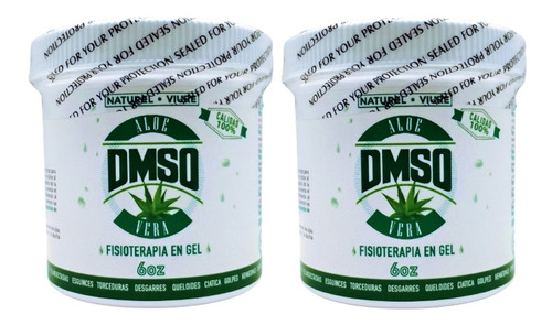  2 Gel Dmso 70% Aloe Vera 30% 6oz  180 Gms