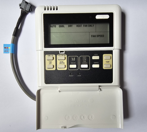 Termostato Carrier/ Midea Mod: Kjr-12b(t)-e-2-04 Serie E