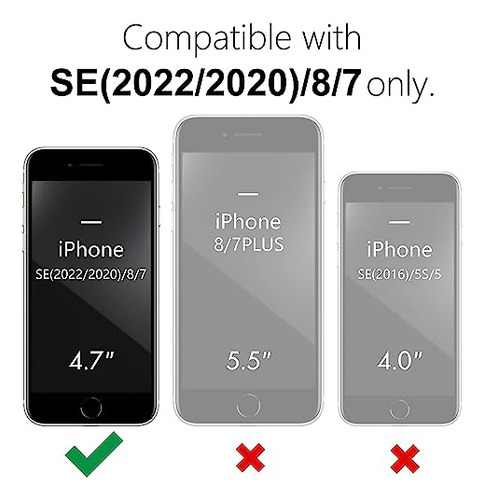 Funda Para iPhone SE 3rd Generacion 2022/2020/2nd iPhone -4