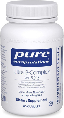 Complejo B Ultra Con Pqq - 60cap - Unidad a $11898