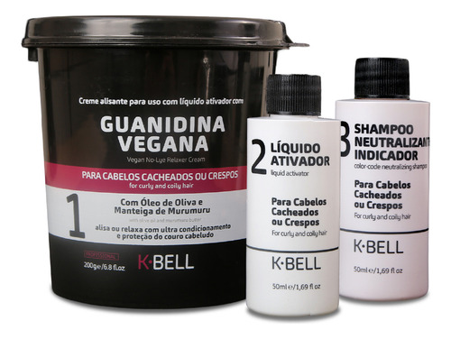 K-bell - Kit Guanidina Vegana (3 Produtos)