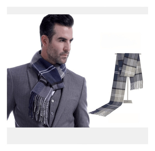 3 Colore Bufanda Talla 190cm Bufanda Cachemira Sintética Gris Y Burdeos Lana Artificial Única