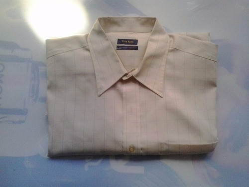 Camisa De Vestir Caballero Xl 100 % Algodon .- 17.1/2.34_35