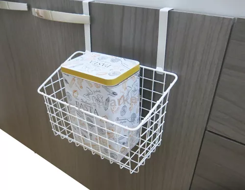 Canasto Organizador Colgante Metal para cocina- baño -dormitorio