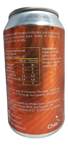 Elixir Fungi Melena De León Reishi Lata 355 Ml Pack 4 Ud
