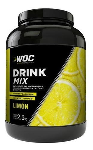 Repositor Energía Drink Mix Woc Limón 2.5k - Sport Nutrition