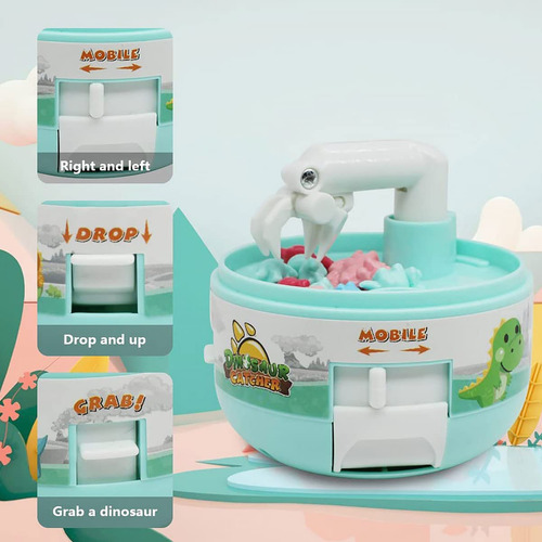 Mini Máquina De Garra Juguete Dinosaurio En Miniatura