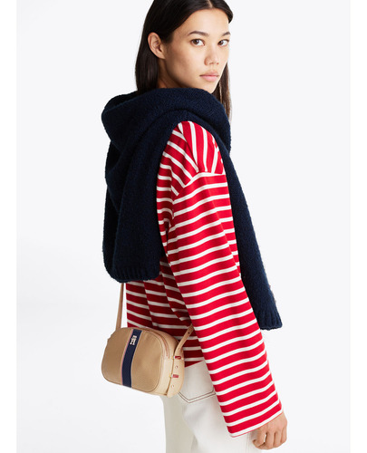 Bandolera Texturizada Leg Beige Tommy Hilfiger