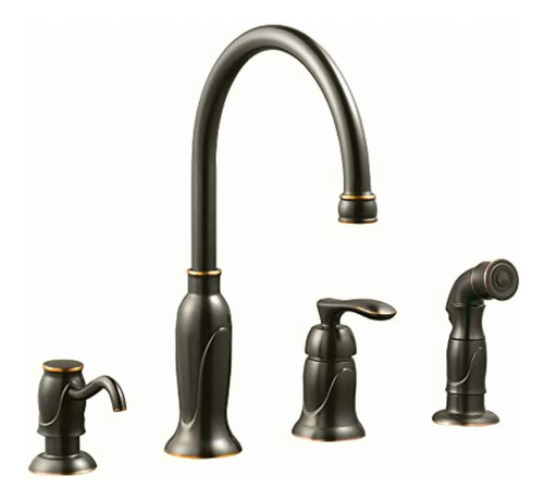 Design House 525790 Madison Llave De Cocina Con Pulverizador Color Oil Rubbed Bronze