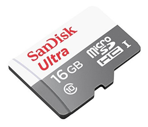 Memoria Microsd Clase 10 Sandisk 16gb C10 X80 C Adapsd 016g