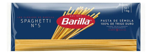 3 Pza Pasta Barilla Spaghetti No.5 1 Kg