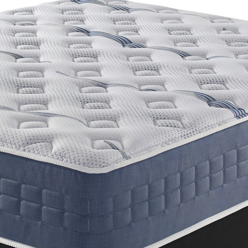 Cama Box Preto + Colchão California Mola Ensacada 193cm
