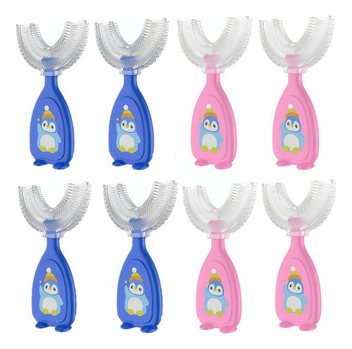 Wv Cepillos De Dientes Para Niños En Forma De U De 360°, 8