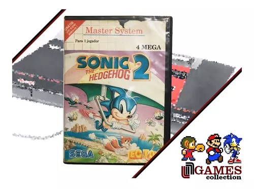 Jogo Sonic 2 - Master System - Sebo dos Games - 10 anos!