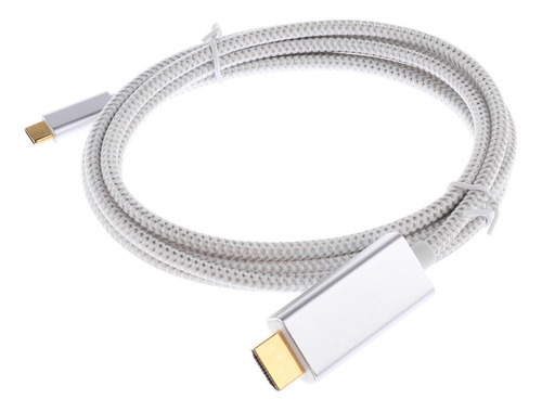 Imagem 8 de 8 de Alumínio Tipo C Para Hdmi 4k Cabo Usb 3.1 (thunderbolt 3) P