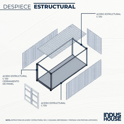 Imagen 3 de 6 de Vivienda Modular Industrializada Ihmc- Llave En Mano