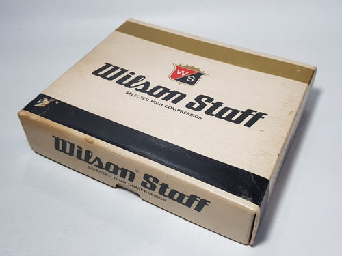 Imagen 2 de 5 de Antigua Caja Pelotas De Golf X 10 Wilson Staff Mag 59051