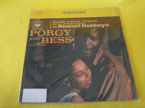 Banda Sonora Porgy And Bess Acetato Vinil Lp Samuel Goldwyn