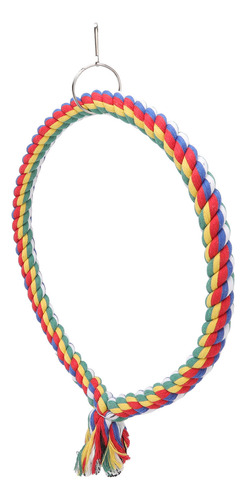 Juguete Con Forma De Cuerda De Algodón Para Pájaros, Colorid