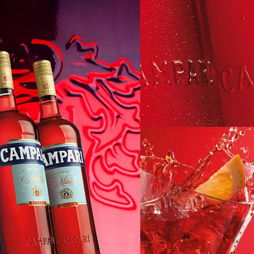 Imagen 4 de 9 de Aperitivo Campari Bitter 750ml X6 Unidades - 01mercado