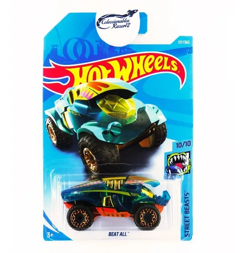 Hot Wheels. Veh culo Beat All. Street Beasts 2018. Cuotas sin