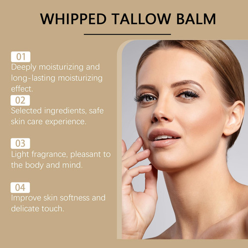 Beef Tallow, Beef Tallow For Skin, 59g Of Beef Tallow And
