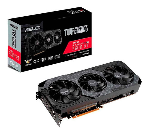 Placa de vídeo AMD Asus  TUF Gaming Radeon RX 5600 Series RX 5600 XT TUF 3-RX5600XT-O6G-EVO-GAMING OC Edition 6GB