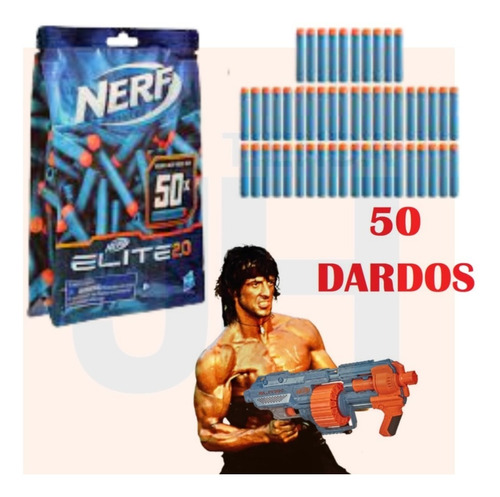 50 Dardos Nerf N-strike Elite X50 Respuesto Hasbro Tiendajyh