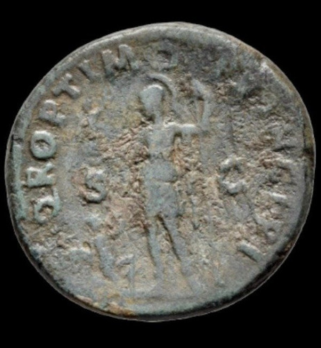 Moneda Imperio Romano. Ae As De Trajano 