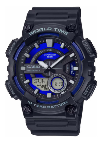 Casio Reloj Análogo-digital Databank Aeq110w-2a2v