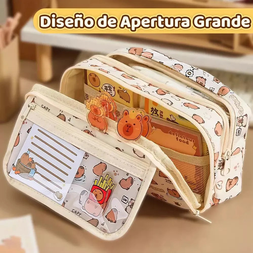 Estuche Para Lápices Capybara Estuche Para Lápices Con Forma
