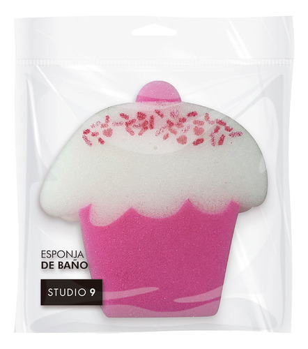 Esponja De Baño Studio 9 Cupcake