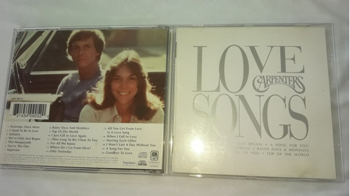 Cd Carpenters Love Songs 1998 Ler Mais...