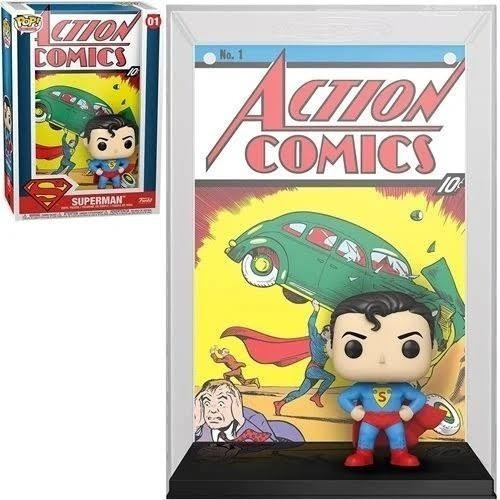 Funko Superman 01 Action Comics Cover Edición D Lujo Portada