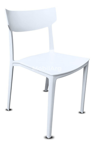 Silla Rio Apilable Plástica Exterior Quincho Hogar Comedor 