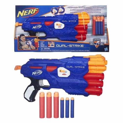 Pistola Nerf N-strike Elite Dual Strike Hasbro Mundo Manias