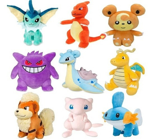 Peluches Pokemon Go 20 Cm Varios Modelos Pikachu Pokemones