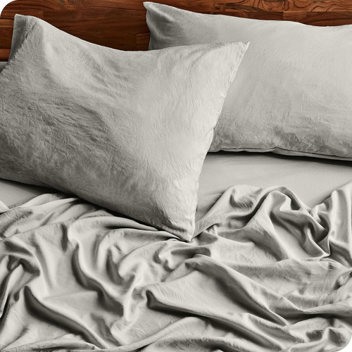 Sábanas Frescas Extra Suaves Anti Arrugas Tacto Lino 4 Pzas Color Beige Diseño De La Tela Queen