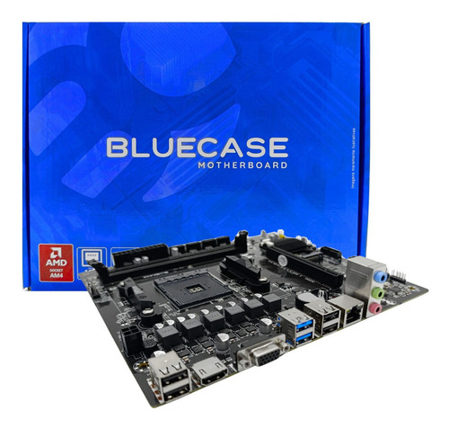 Placa Mãe H610 Ddr4 Lga 1700 Bluecase P/ Intel 12/13a Cor Preto