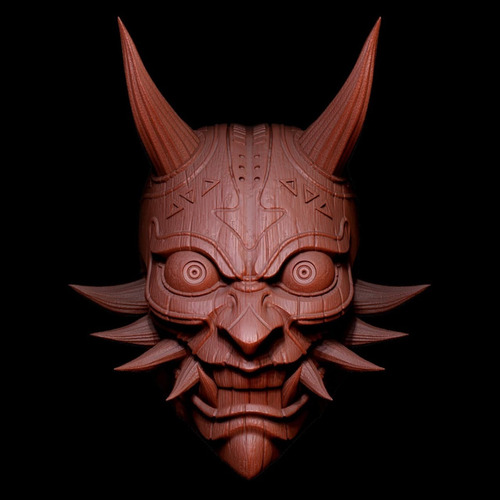 Archivo Stl Impresión 3d - Majoras Mask  (hannya Style)