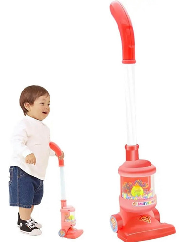 Aspirador De Pó Brinquedo Com Luz Infantil.