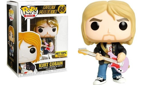 Guitarra Funko Pop Kurt Cobain Purple Exclusive #66