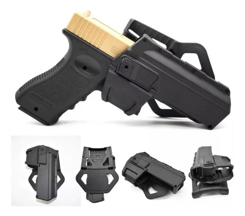 Coldre Glock G17 G22 Tático Uso Com Lanterna Olight Valkyrie