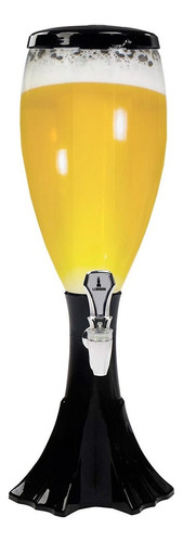 Kit 4x Torre De Chopp Profissional Ou Residencial Chopeira Comercial Portatil A Gelo Cerveja Gelada Completa Cor Preta N/A