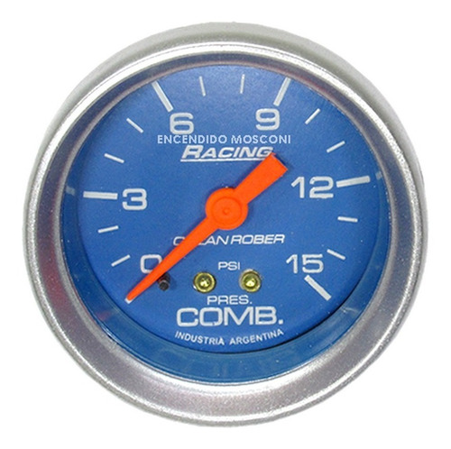 Reloj Presion De Nafta Orlan Rober Racing 52mm 15psi