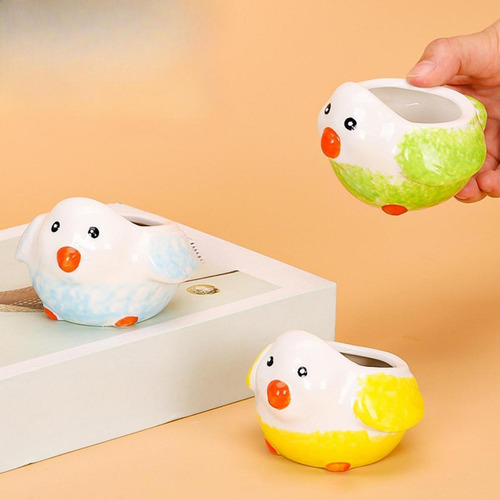 Comedero Para Pájaros Con Soporte De Abrazadera, Azul