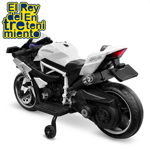 Imagen 3 de 7 de Moto A Batería Con Ruedas Luces Música Y Usb El Rey