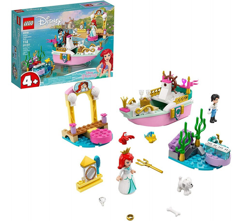 Lego Disney 43191 Bote De Celebración De Ariel
