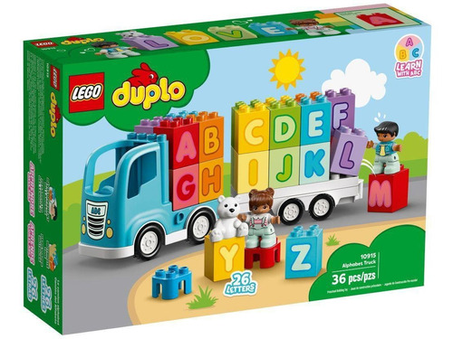 Imagem 1 de 2 de Lego Duplo Caminhão Do Alfabeto 36 Peças - 10915