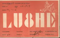 Comprar Tarjeta Qsl - De Lu8he A Lu6ha (circa 1947)